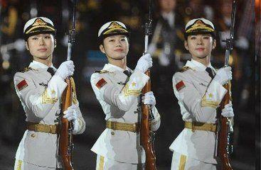 中国人民解放军仪仗队女兵与中国女兵，时代的荣光与骄傲，中国人民解放军仪仗队女兵与中国女兵，时代荣光与骄傲的风采