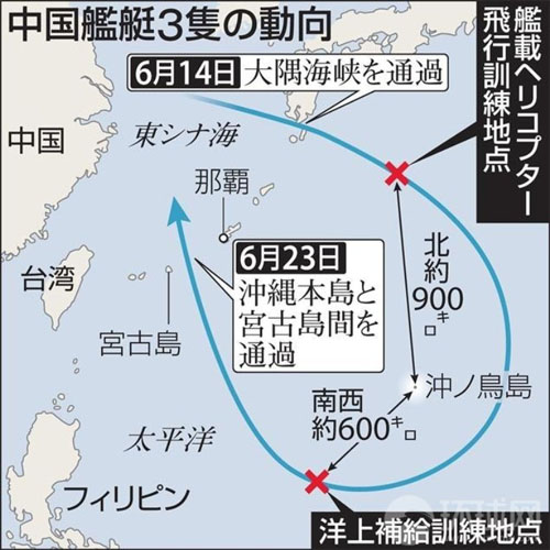 中国海军舰队绕日本航行，展示力量，彰显决心，中国海军舰队绕日本航行，展示力量，彰显决心与立场