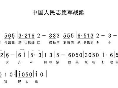 军歌军乐曲，中国人民志愿军的音乐荣耀，中国人民志愿军的音乐荣耀，军歌军乐曲的辉煌历程