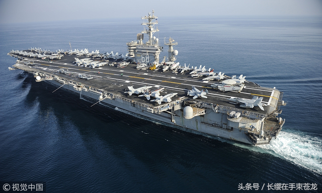 尼米兹级航母，庞大的舰影，无与伦比的战斗力，尼米兹级航母，庞大舰影展现无与伦比战斗力