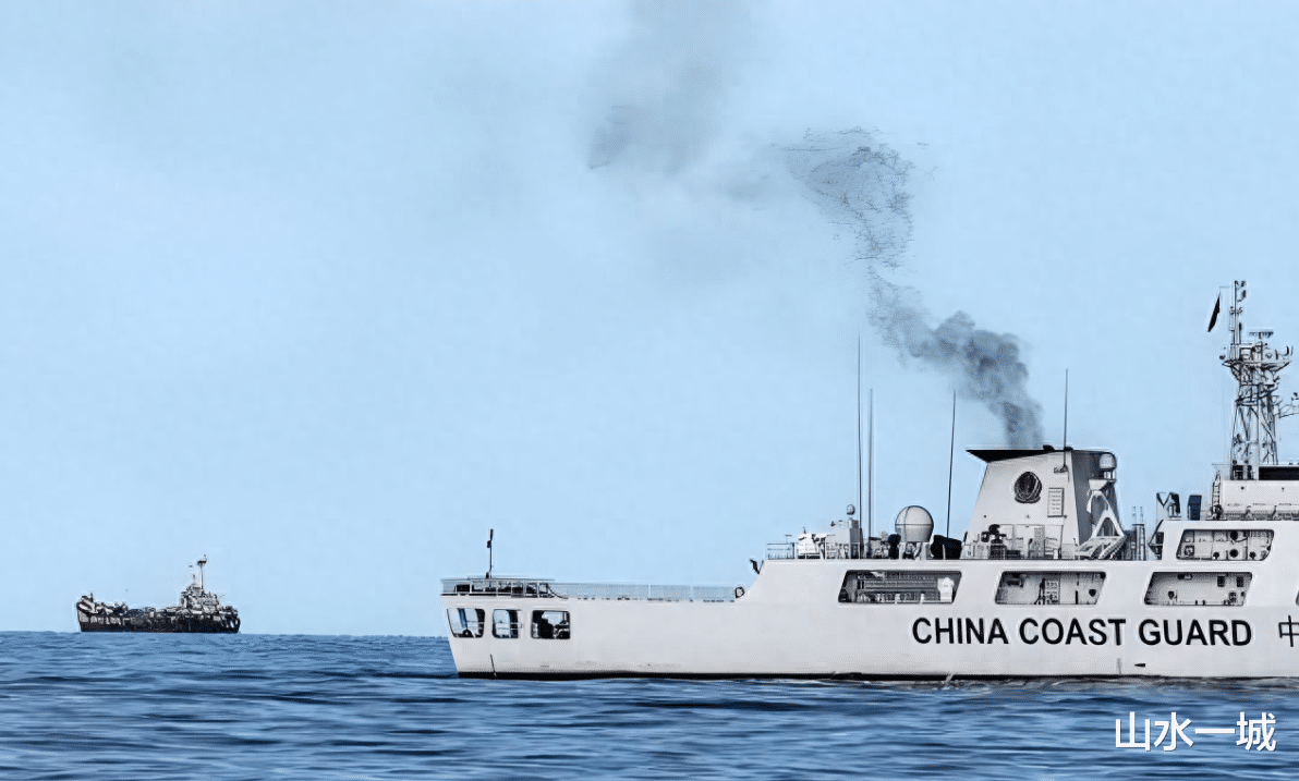 中国海军055型驱逐舰成功拦截菲律宾海警船——海上安全的坚定守护者，中国海军055型驱逐舰成功拦截菲律宾海警船，海上安全的坚定卫士