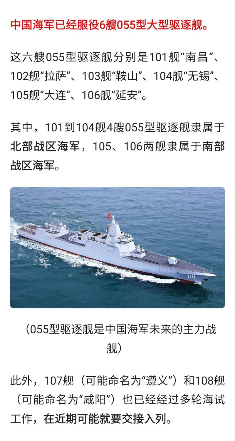 关于我国海军舰艇建设，八艘055型驱逐舰是否已正式服役的探讨，八艘055型驱逐舰正式服役与我国海军舰艇建设探讨