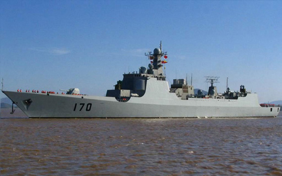 中国海军170号导弹驱逐舰，捍卫海洋权益的钢铁长城，中国海军170号导弹驱逐舰，捍卫海洋权益的坚强力量
