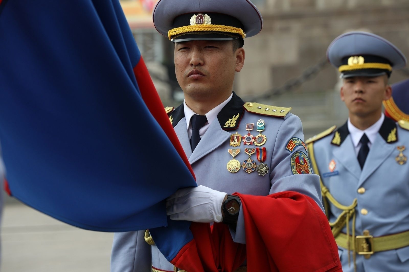 蒙古国代表队参加中国胜利日大阅兵，友谊与合作的象征，蒙古国代表队参加中国胜利日大阅兵，友谊与合作的荣耀展现