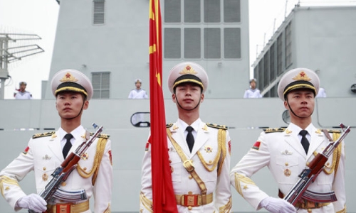 纪念辉煌瞬间，2019年4月23日海军仪式的盛大举行，盛大海军仪式纪念辉煌瞬间，2019年4月23日的历史时刻