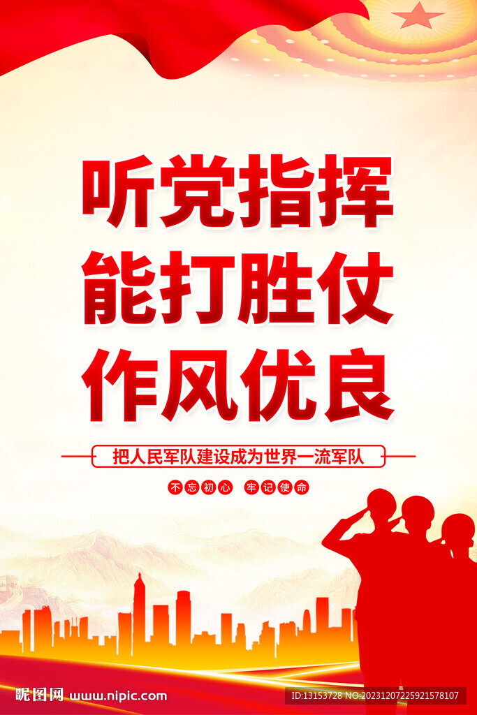 听党指挥，能打胜仗，作风优良——军队建设的核心要素，军队建设的三大核心要素，听党指挥、能打胜仗、优良作风