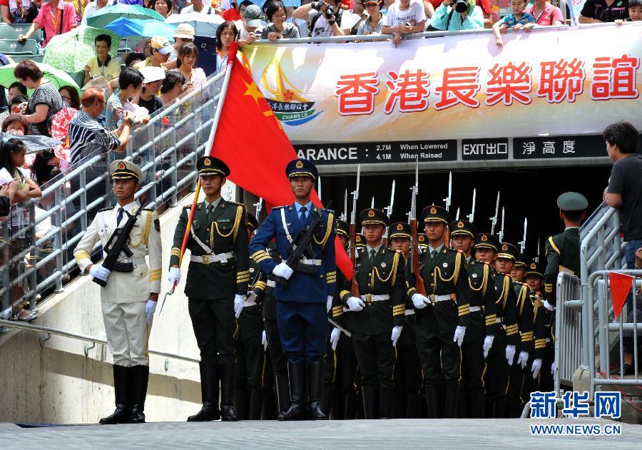 香港回归10年阅兵仪式，荣耀与未来的见证，香港回归10年阅兵仪式，荣耀与未来的交汇点