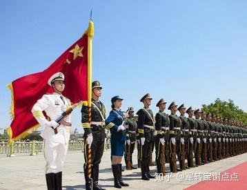 国庆手抄报，三军仪仗队图片的魅力展现，国庆手抄报，三军仪仗队图片的荣耀展现