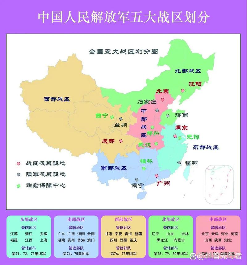 中国人民解放军五大战区分布及其战略意义，中国人民解放军五大战区分布与战略意义解析