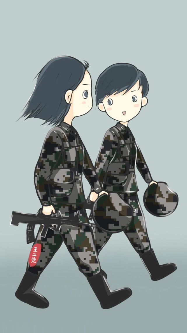 中国女兵照片与迷彩卡通图片的魅力展现，中国女兵照片与迷彩卡通图片风采展示