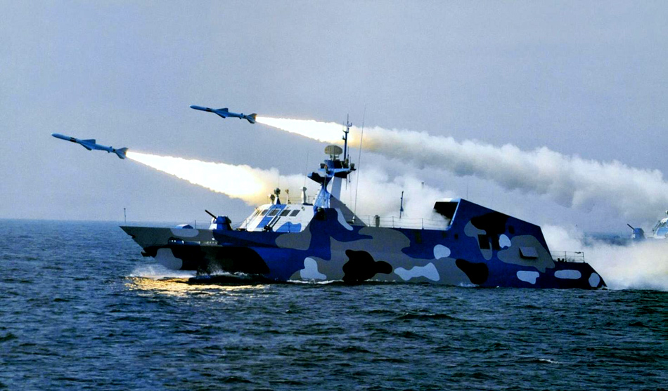 中国海上武器装备，迈向深蓝的战略力量，中国海上武器迈向深蓝，战略力量的崛起