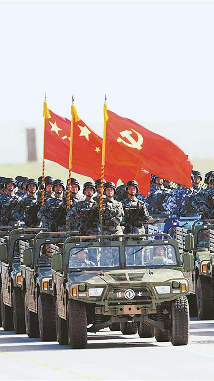 朱日和阅兵，武器装备展示中国力量，朱日和阅兵，中国力量的武器装备展示