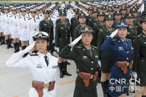 三军女兵方队阅兵，纪念中的独特风采与力量展现，三军女兵方队阅兵，纪念仪式上的独特风采与力量展示
