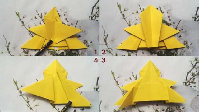 F22战斗机折纸艺术，图解可飞模型制作，F22战斗机折纸艺术，图解制作可飞模型