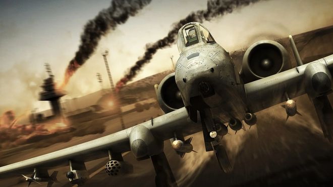 A-10攻击机型号，战争中的空中猛兽，A-10攻击机，战争中的空中猛兽