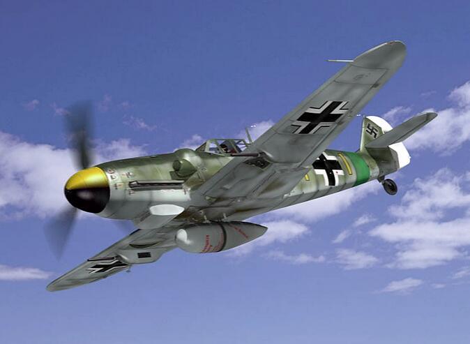 德国bf109战斗机，二战中的空中霸主，二战空中霸主，德国BF-109战斗机