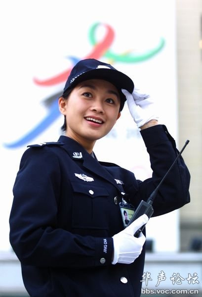 中国最漂亮的女警图片，中国女警风采，绝美图片欣赏