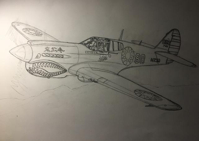 歼16战斗机手绘横版，展现空中巨龙的魅力，歼16战斗机手绘横版，空中巨龙的震撼风采