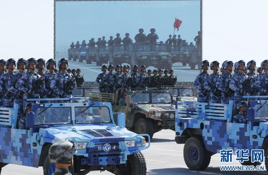 中国阅兵海军方队，展现海上力量的荣耀瞬间，中国阅兵海军方队，海上力量的荣耀瞬间展示