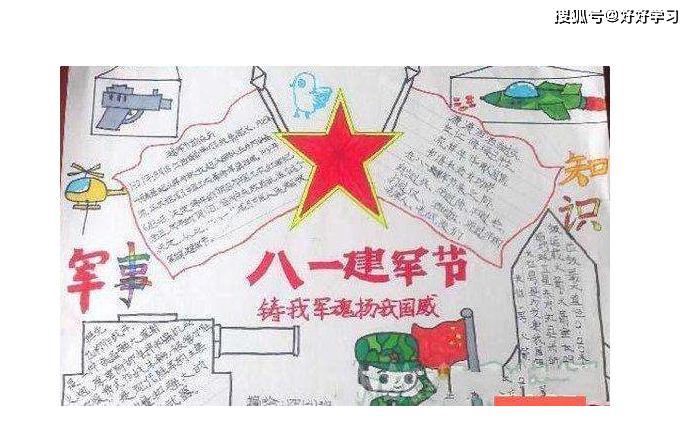 海军建军节手抄报，传承海洋强国梦，弘扬海军精神，海军建军节手抄报，弘扬海军精神，传承海洋强国梦想