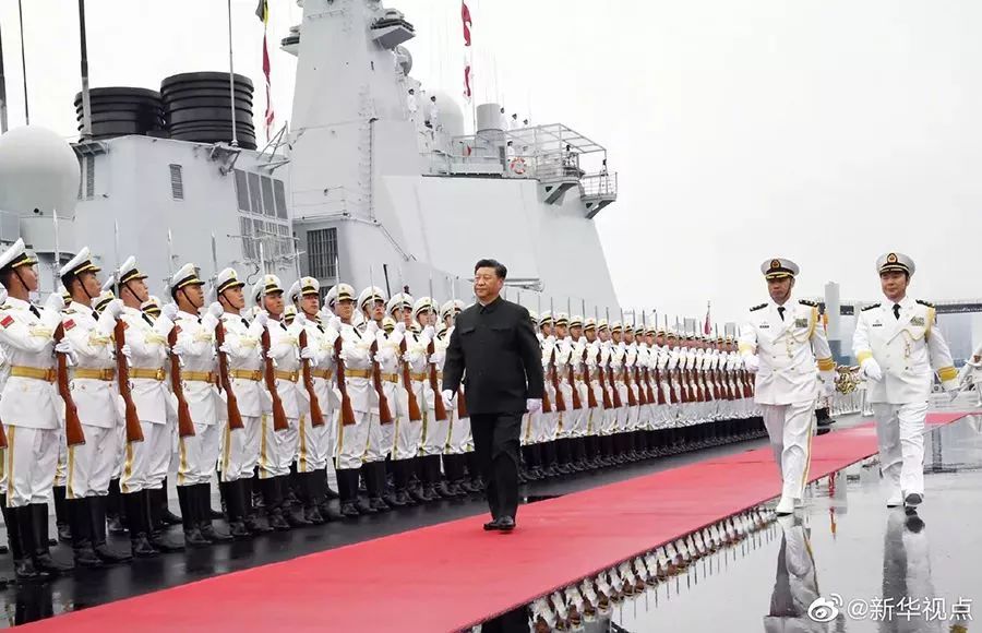 中国海军70周年阅舰式视频完整版，壮丽盛况，彰显大国海军力量，中国海军70周年阅舰式壮丽盛况，大国海军力量展现视频完整版