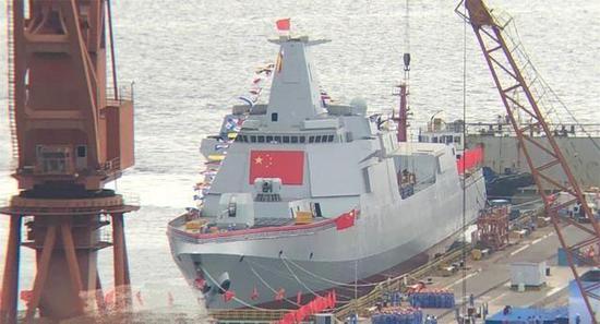 揭秘中国海军新利器，055型驱逐舰103号，揭秘中国海军新利器，055型驱逐舰重磅亮相，103号震撼登场