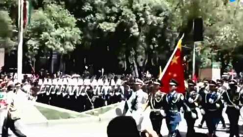 外国中式阅兵，文化交融的壮丽景象，外国中式阅兵，文化交融的壮观景象