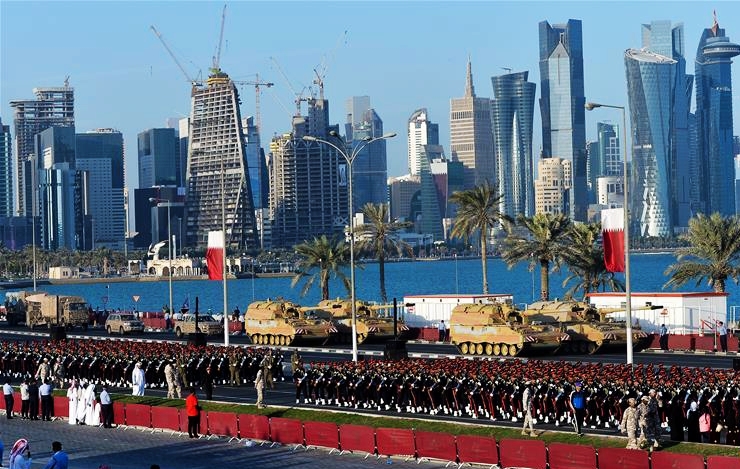 卡塔尔大阅兵中国版，展现军事力量与友谊的盛典，卡塔尔大阅兵中国版，军事力量与友谊的壮丽展示