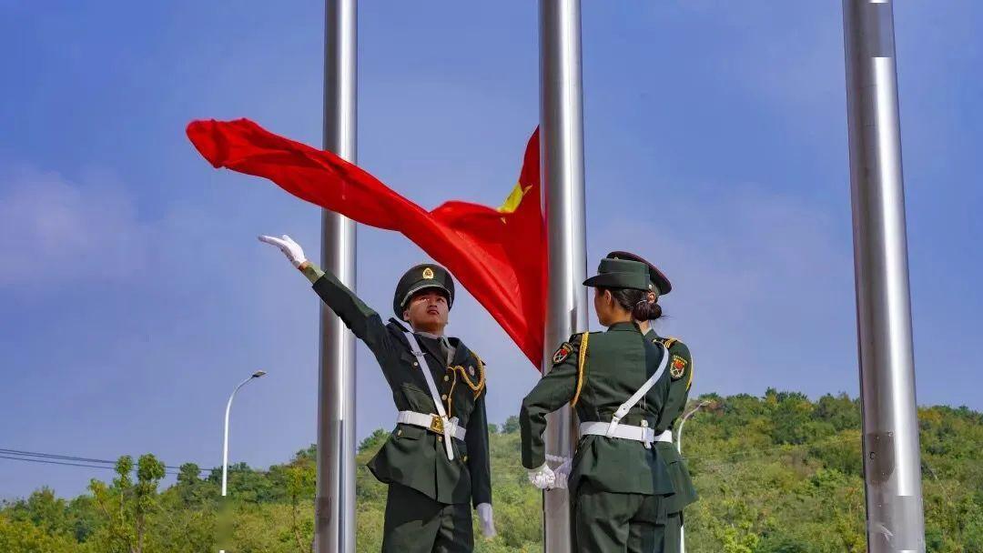 国旗护卫队图片大全，荣耀与尊严的象征，国旗护卫队图片集锦，荣耀与尊严的永恒象征