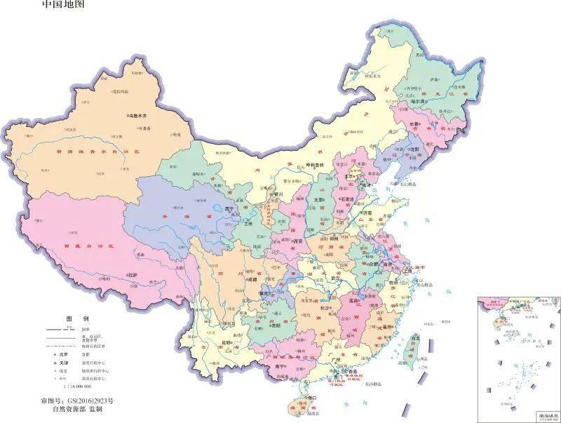 中国地图与南海诸岛，揭示中国辽阔疆域与南海重要岛屿的地理魅力，中国疆域与南海岛屿的地理魅力，地图揭示的壮丽景象