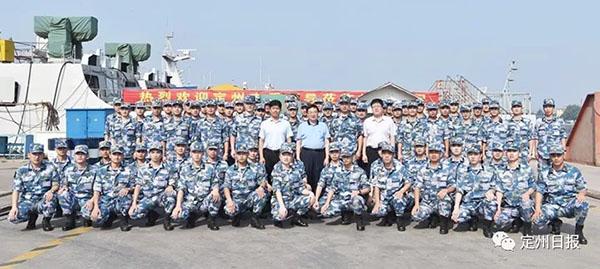 义乌舰，中国海军的新生力量，中国海军新生力量，义乌舰亮相海域