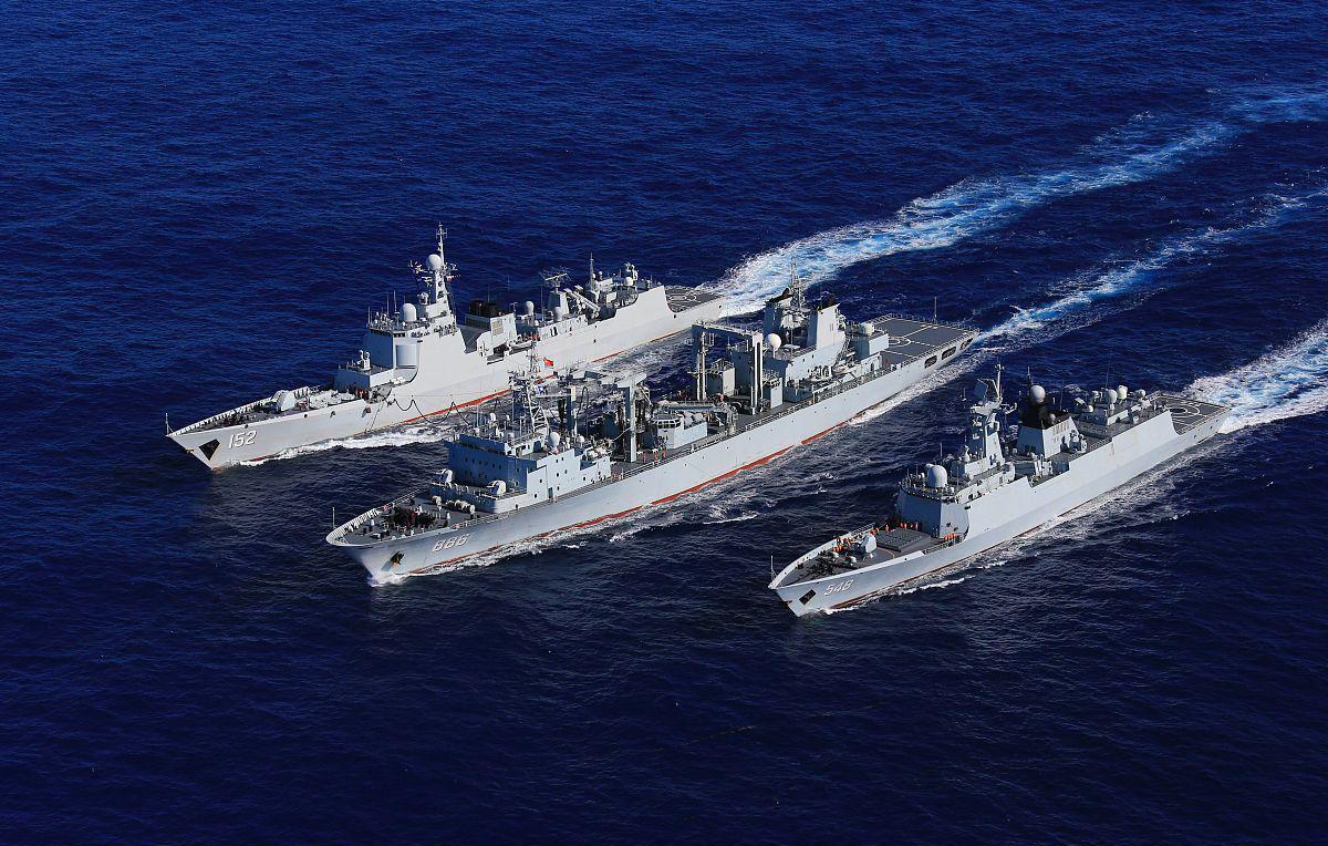 我国首艘新型导弹驱逐舰052D疑似现身美国海域，国际军事动态的新篇章，我国首艘新型导弹驱逐舰052D现身美国海域，开启国际军事新篇章