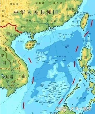 中国南海南沙群岛地图,揭示南海之心的丰富内涵,南海之心,南沙群岛地图揭示丰富内涵