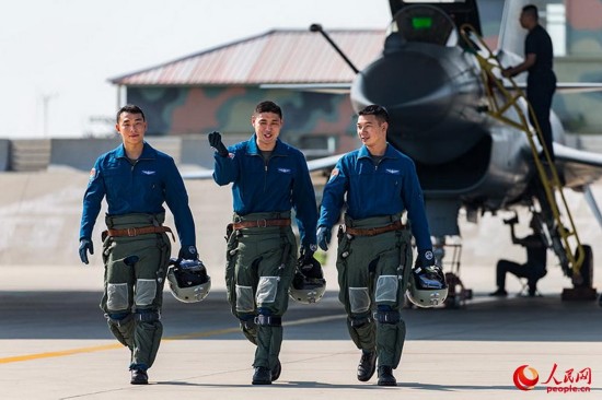 中国空军飞行员