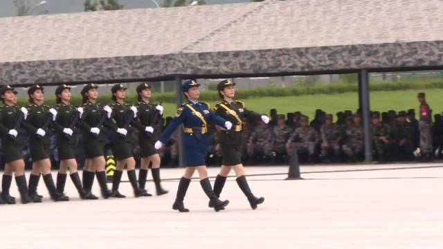 中国女兵方队视频2019,展现新时代巾帼英雄的飒爽英姿,中国女兵方队视频2019,新时代巾帼英雄飒爽英姿展示