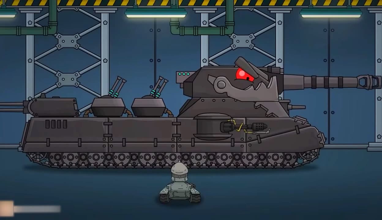 古斯塔夫巨炮与坦克世界中的动画传奇,古斯塔夫巨炮与坦克世界的传奇动画展现