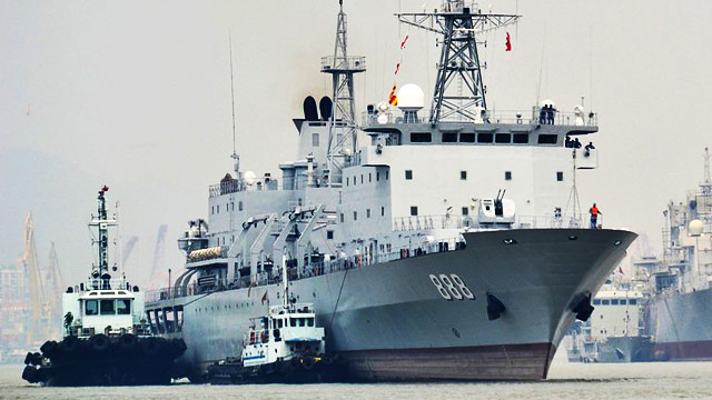 揭秘中国海军新型战舰——888舰,揭秘中国海军新型战舰,888舰的震撼亮相