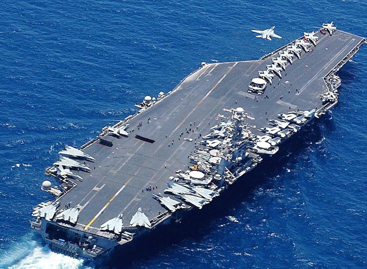 美国核动力航空母舰的名称及其在全球军事领域的影响力,美国核动力航空母舰名称揭秘,全球军事领域的影响力巨头