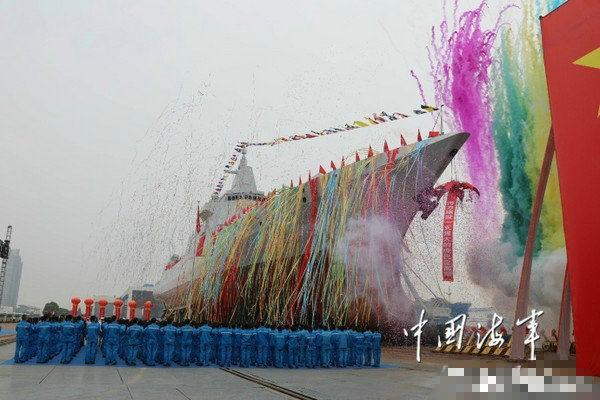 长剑之舞,长剑导弹与新型055型驱逐舰的完美结合,长剑之舞,新型导弹与055型驱逐舰的完美结合