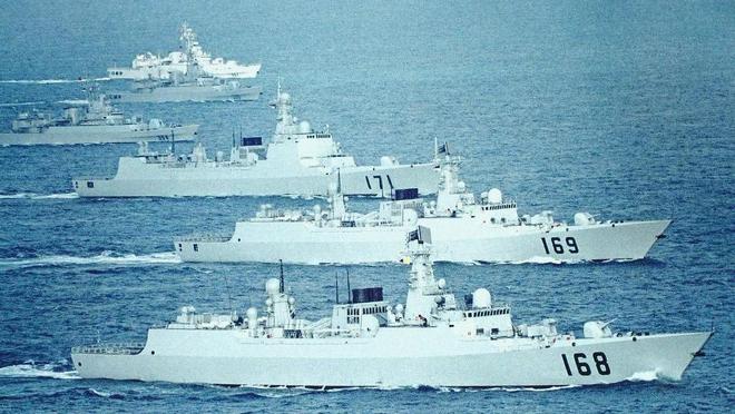 中国海军515舰的卓越历程,无畏蓝海的守护者,中国海军515舰,蓝海守护者,卓越历程展风采