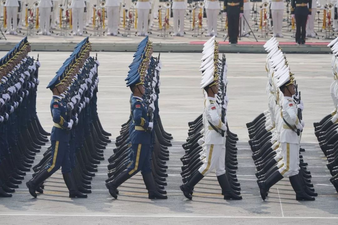 2019年国庆三军仪仗队视频，荣耀的盛典，国家的力量，2019国庆盛典，三军仪仗队展现国家力量与荣耀