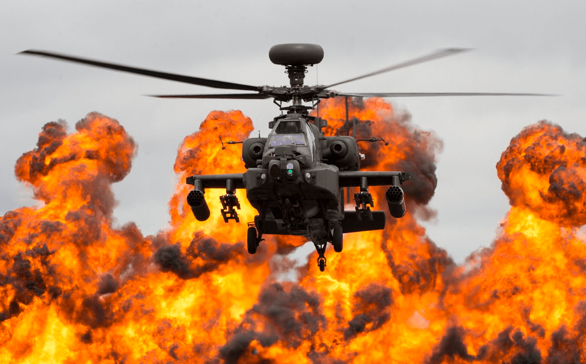 阿帕奇武装直升机实力超群，阿帕奇武装直升机，超凡实力展现