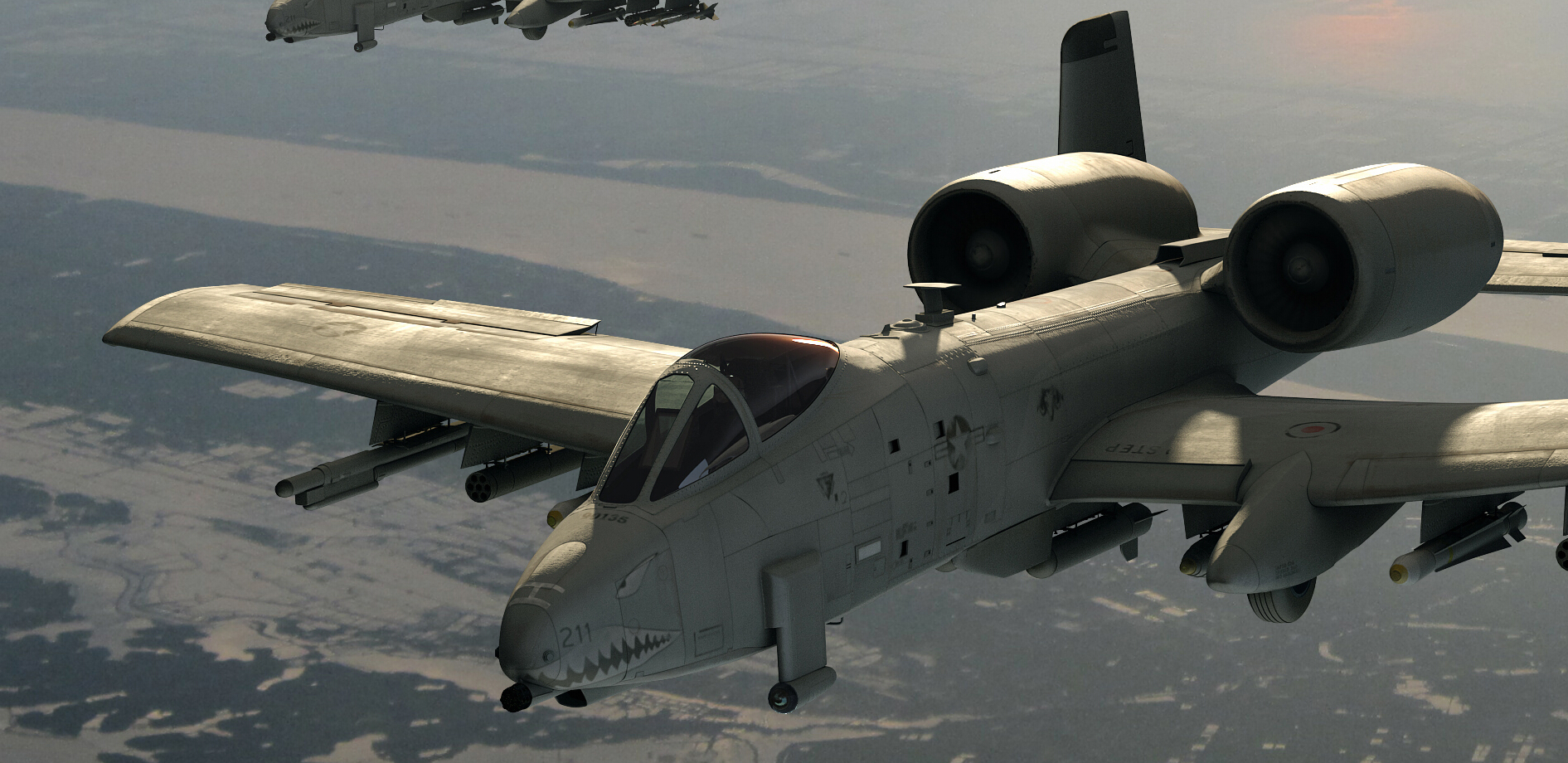 美国片中的A-10飞机的传奇影像,A-10飞机传奇影像,美国片中的空中英雄