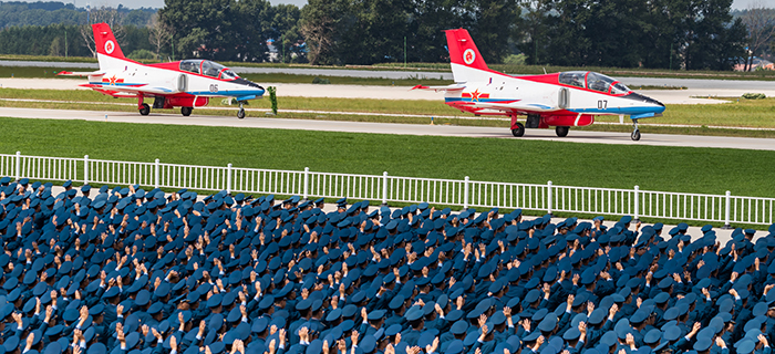 中国空军航空大学的开学典礼,新的征程,砥砺前行,中国空军航空大学开学典礼,新征程,砥砺前行启航时