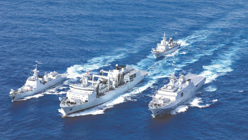 中国海军的海洋权益重视,维护国家主权与和平发展的坚定立场,中国海军捍卫海洋权益,坚定维护国家主权与和平发展立场