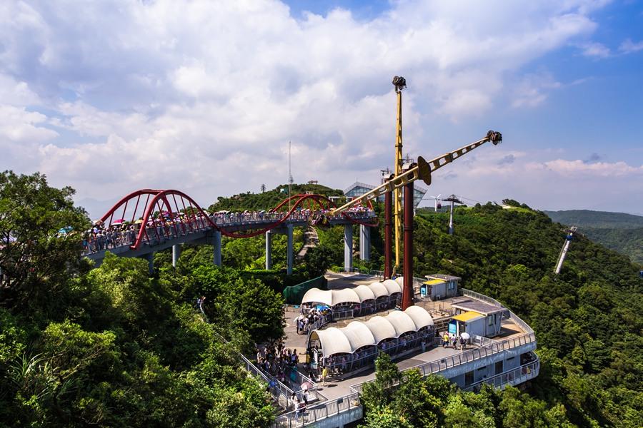 东部华侨城景点,深度探索与体验,东部华侨城深度游,景点探索与体验