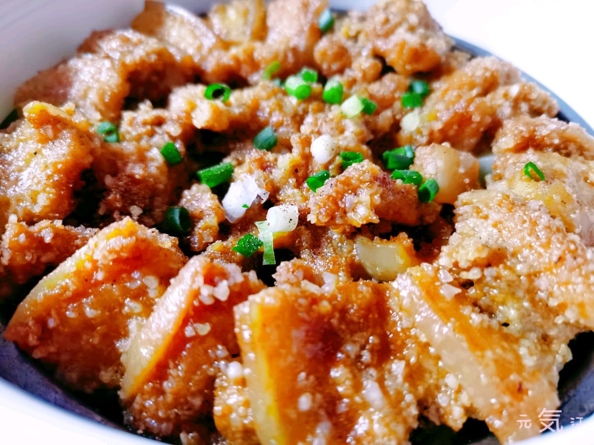 粉蒸肉的做法,传统美味,口感绝佳,粉蒸肉传统美味做法,绝佳口感呈现