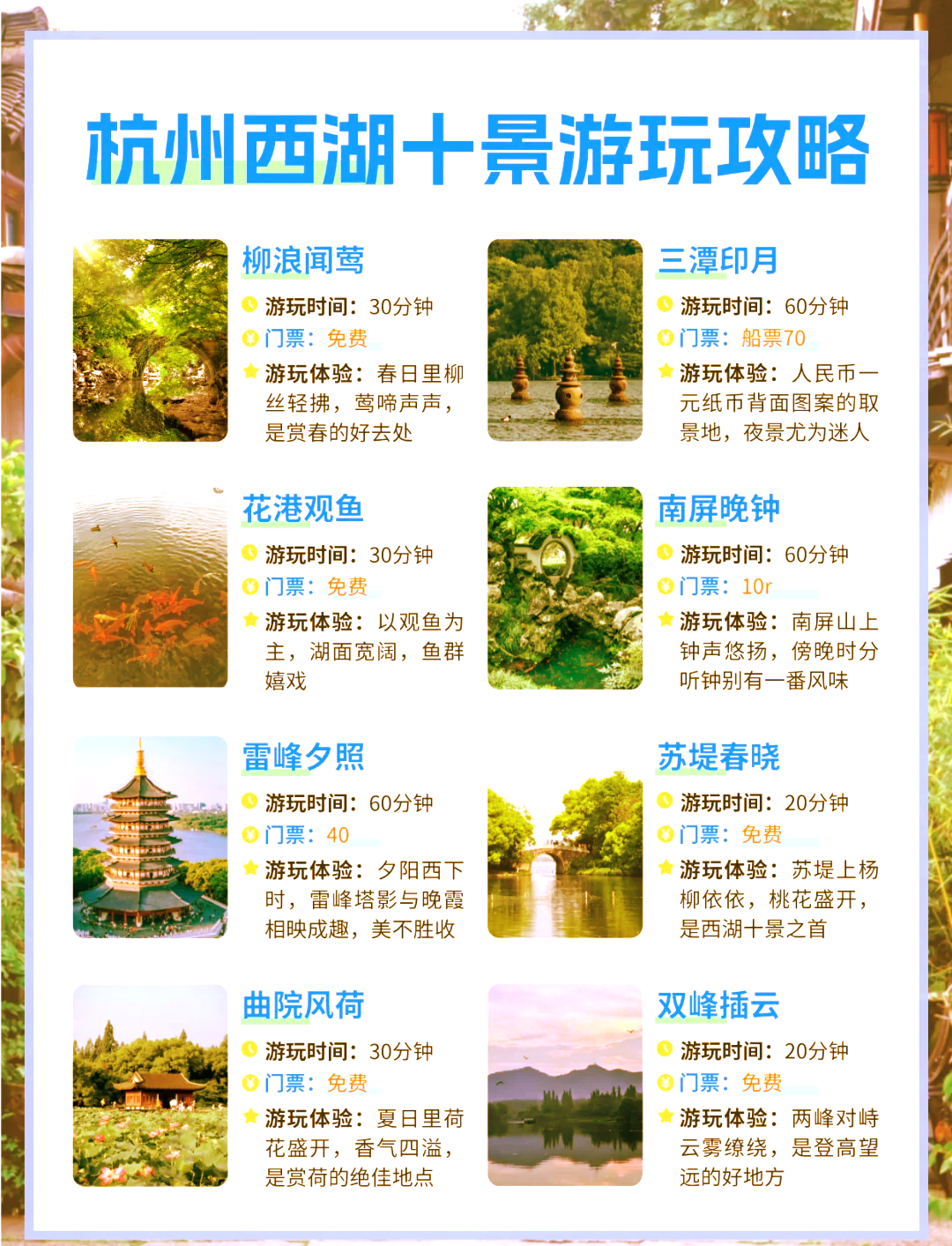 杭州西湖门票价格详解，一张票的价值与多重体验，杭州西湖门票价格详解，一票多体验的价值之旅