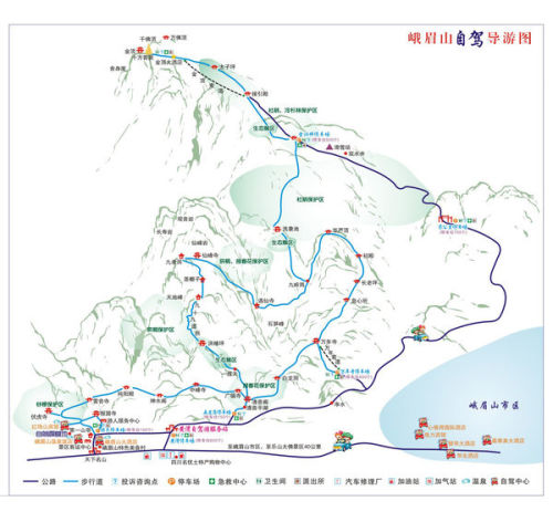 峨眉山一日游路线安排攻略,峨眉山一日游精彩路线攻略