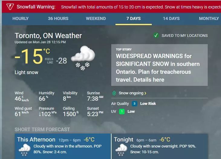 多伦多天气预报未来15天的天气状况,多伦多未来15天天气预报概述